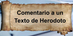 Comentario a un Texto de Herodoto