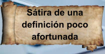 Sátira de una definición poco afortunada